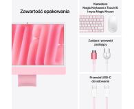 APPLE iMac 24 M4/24GB/2TB/MacOS Retina 4,5K Różowy 10R GPU MD2U4ZE/A/D2 - CTO [Z1K600144] - 1350778 - zdjęcie 9